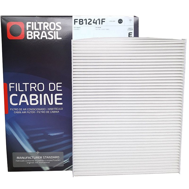 ELEMENTO FILTRO DE AR DA CABINE - FILTROS BRASIL - FB029010